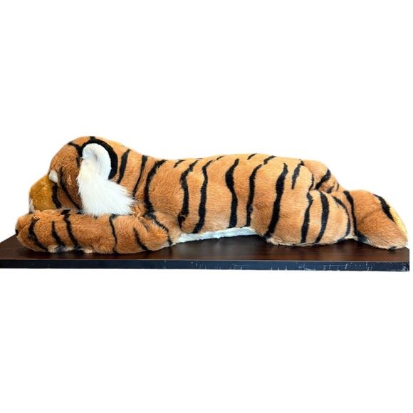 VTG Aurora Bengal Tiger Large Orange Flopsie 28" Stuffed Animal Plush Vintage - Picture 2 of 7